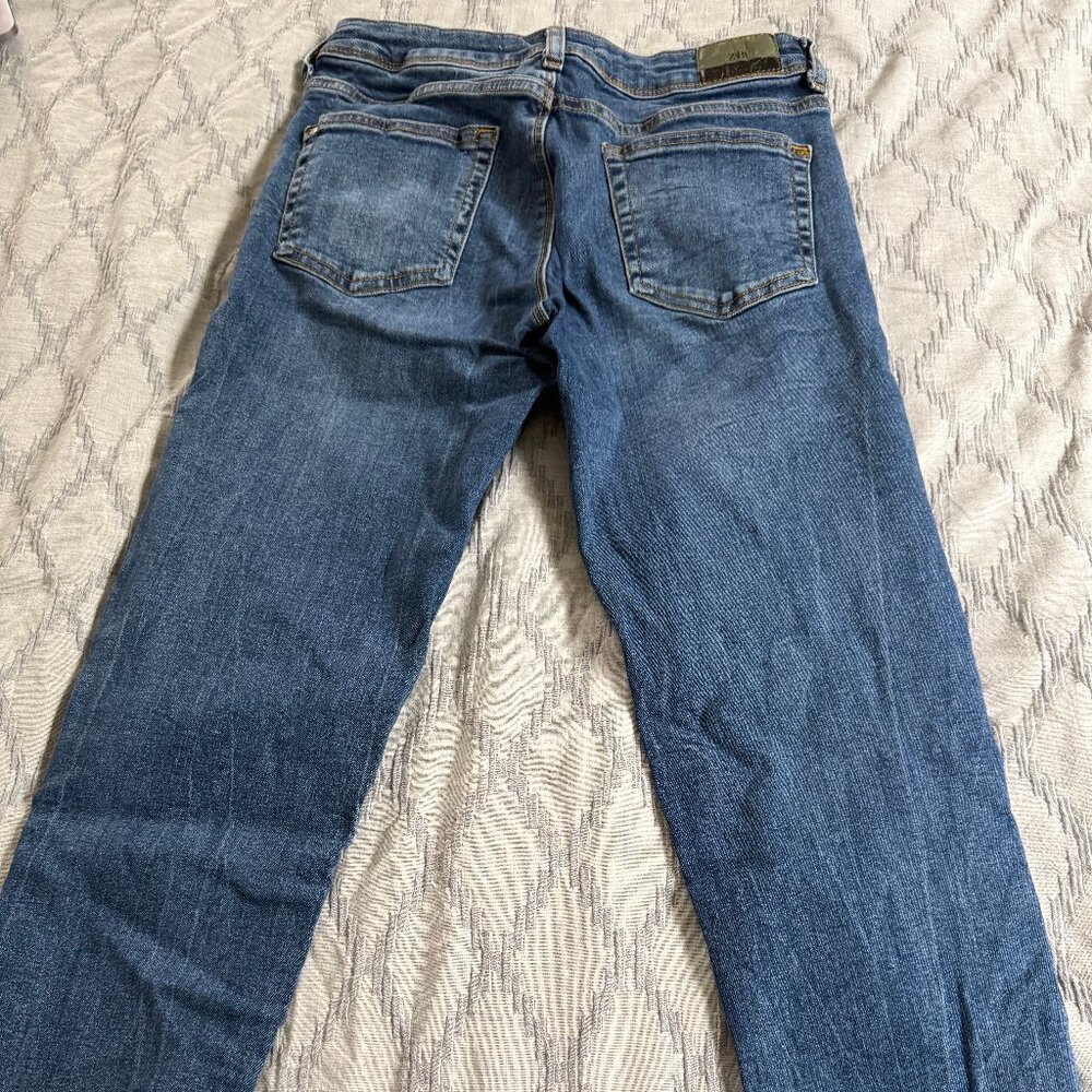 Zara Mid Rise Ripped Skinny Jeans - Picture 4 of 4